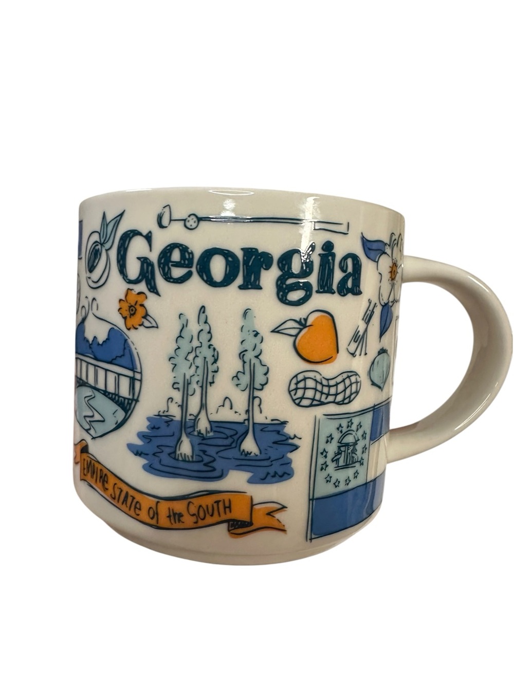 Starbucks Been There Series Georgia Coffee Mug Peach State Souvenir